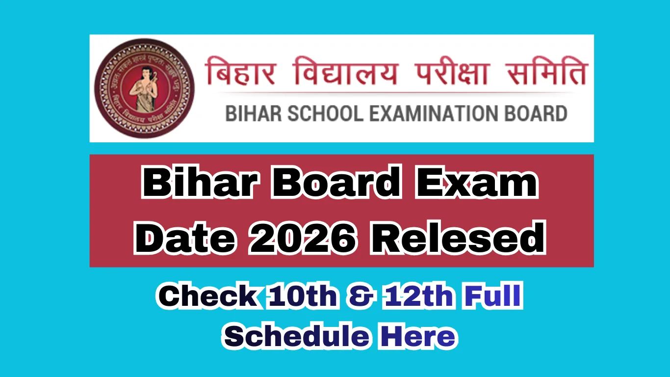 Bihar Board Exam Date 2026 Released: BSEB Matric & Intermediate Full Schedule Out