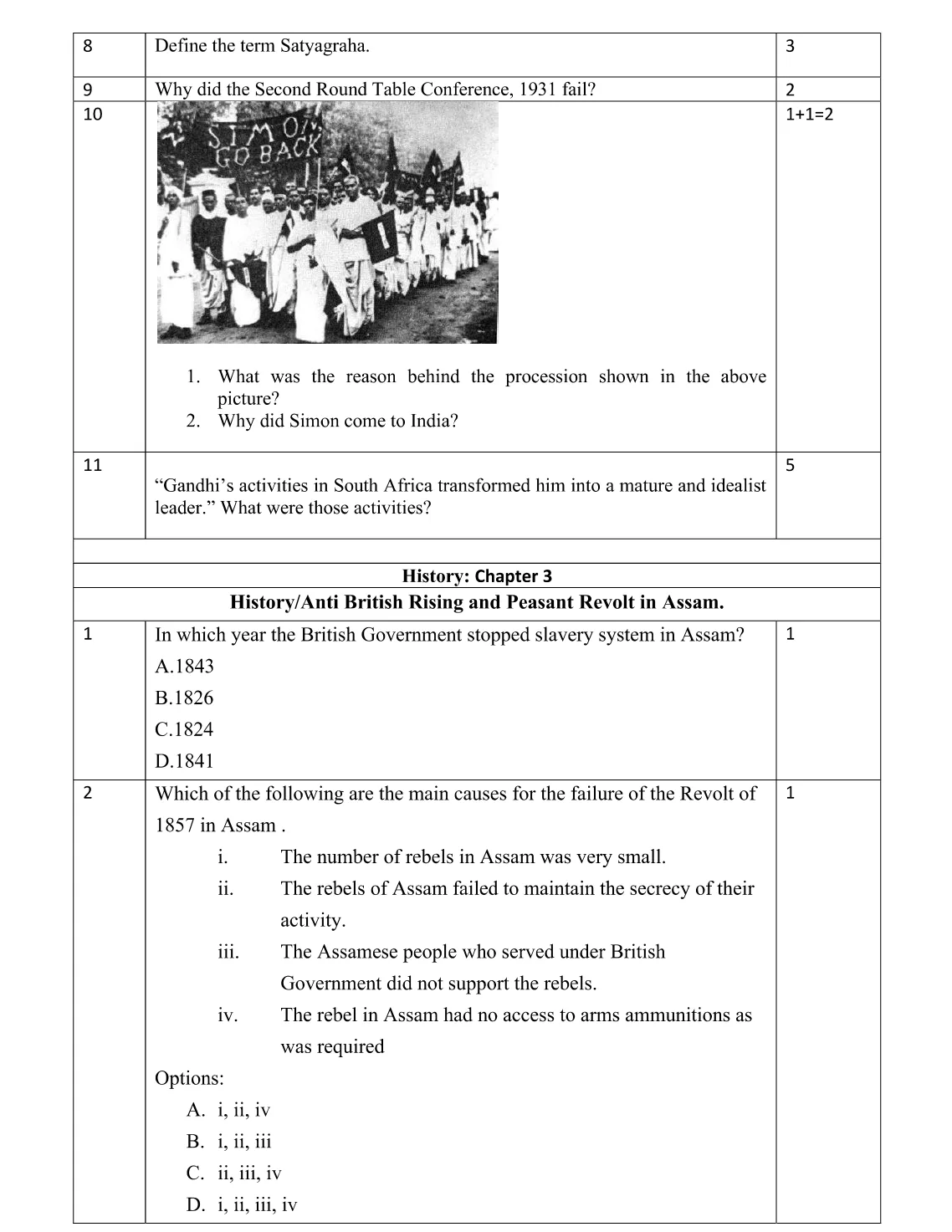 SEBA HSLC Class 10 Social Science Sample Question Paper 2026 : Download PDF